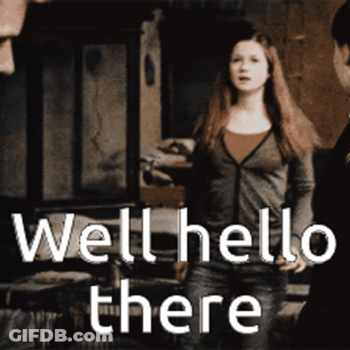 Ginny Weasley Well Hello There GIF