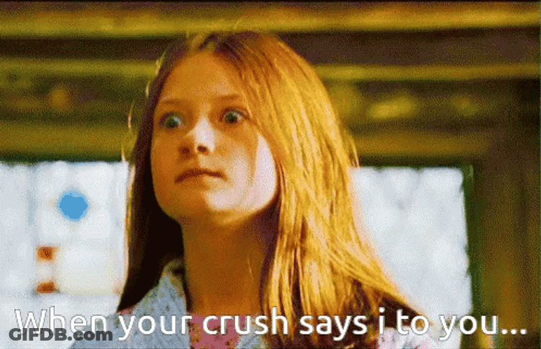 Ginny Weasley When Your Crush Says I GIF