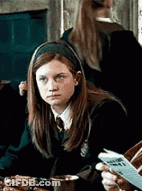 Ginny Weasley With Foods GIF