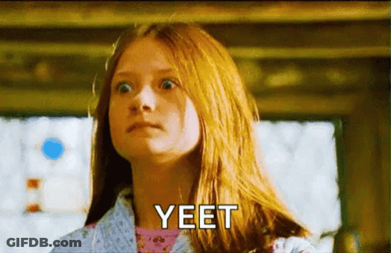 Ginny Weasley Yeet GIF