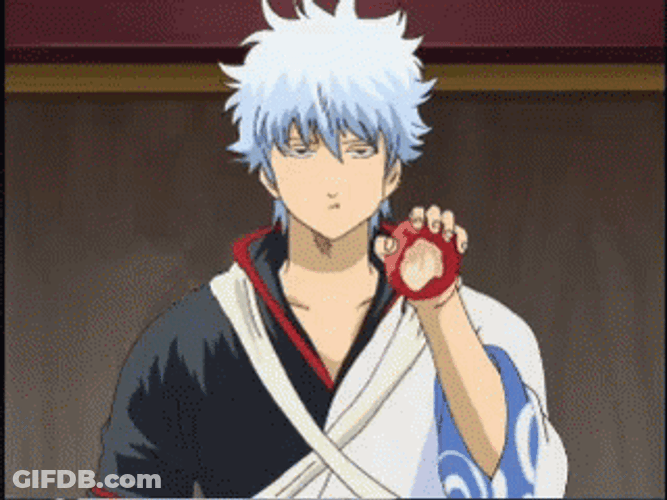 Gintama Gintoki Sakata Apo GIF