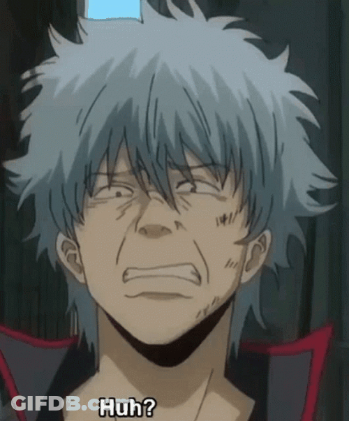 Gintama Gintoki Sakata Confused GIF