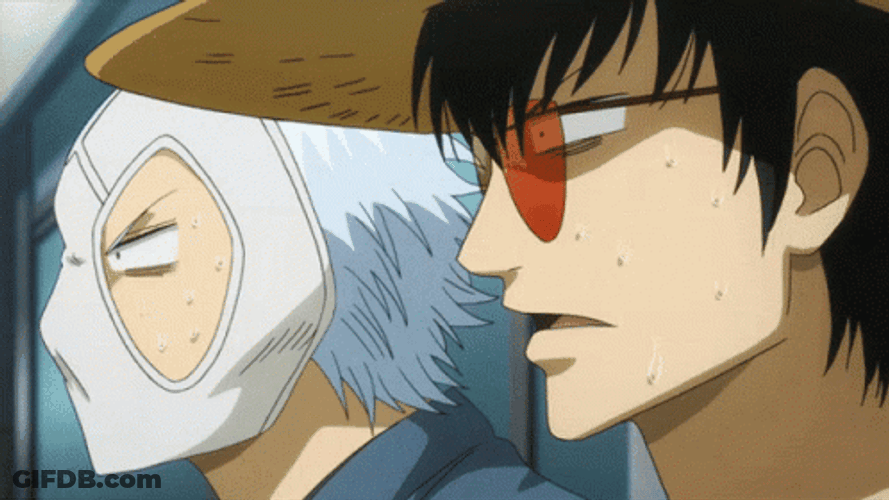 Gintama Sakata Gintoki Rolling GIF