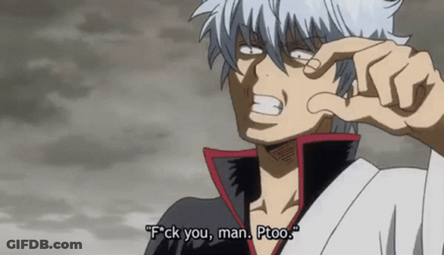 Gintoki Disgusted Gintama GIF