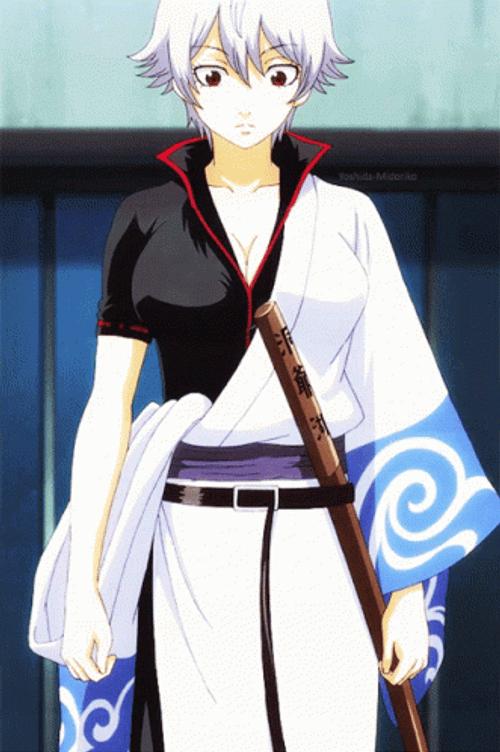 Gintoki Sakata Girl Version Gintama GIF