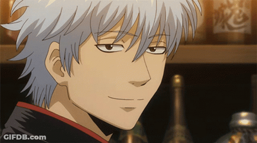 Gintoki Sakata Smug GIF