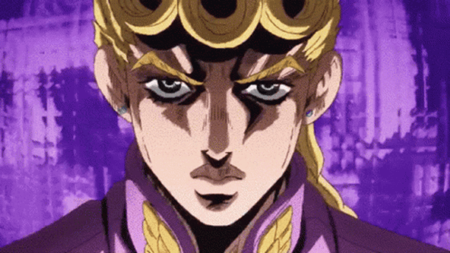 Giorno Giovanna Fight GIF