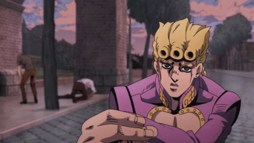 Giorno Giovanna Snap GIF