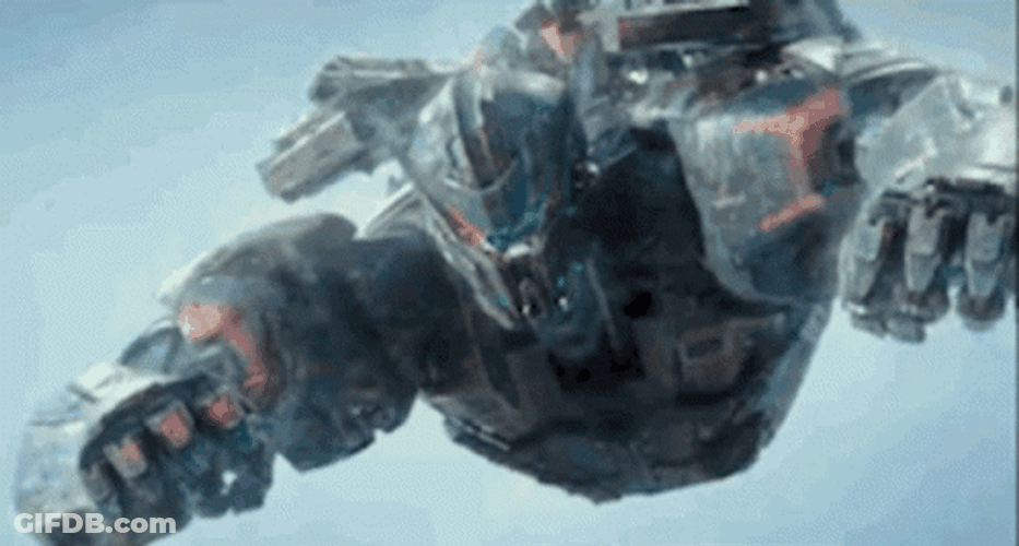 Gipsy Avenger Pacific Rim Flying GIF