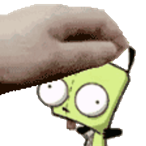Gir Invader Zim Sticker GIF