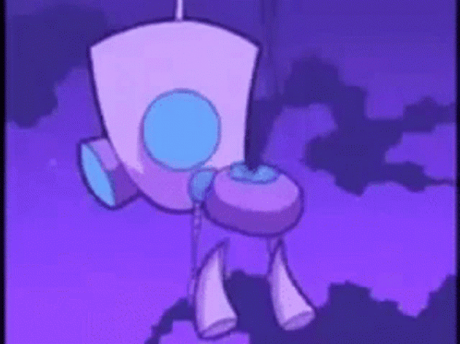 Gir Robot Hanging Up High GIF