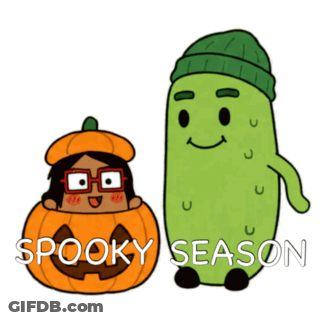 Giraffe Holding Pumpkin Full Of Candy Saying Got Candy GIF