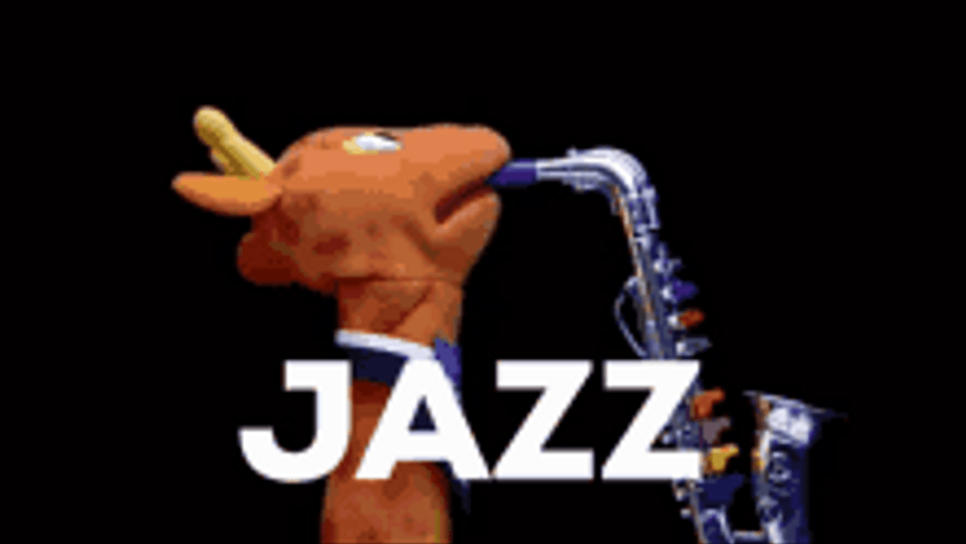 Giraffe Puppet Jazz GIF