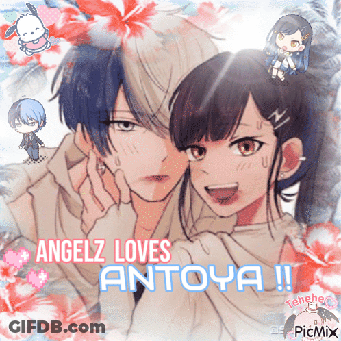 Girl And Boy Angelz Loves Antoya GIF