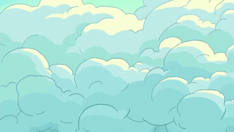 Girl And Cute Animal Rainbow GIF