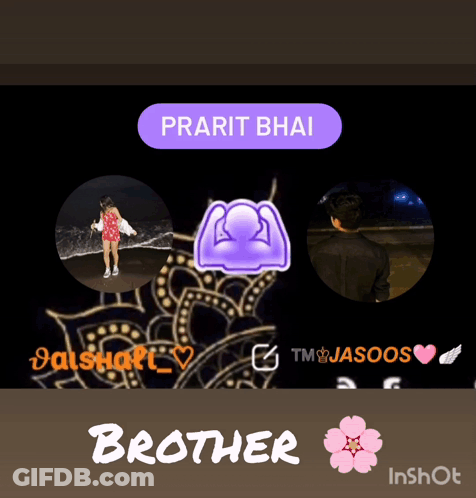 Girl And Man Prarit Bhai GIF