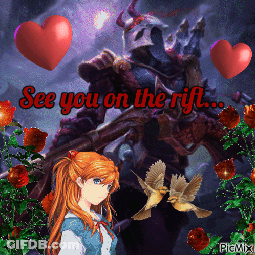 Girl And Man Saying See You On The Rift GIF