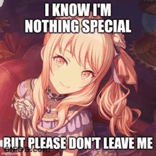 Girl Anime Please Dont Go GIF
