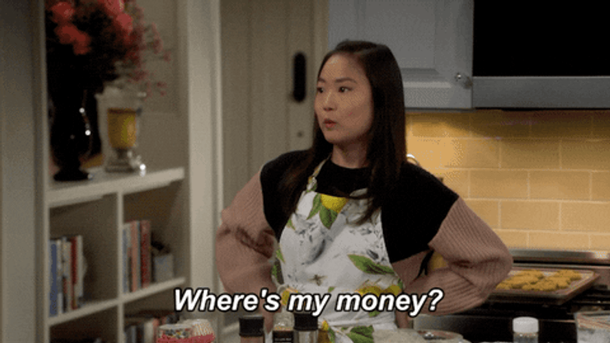 Girl Asking Where's My Money GIF