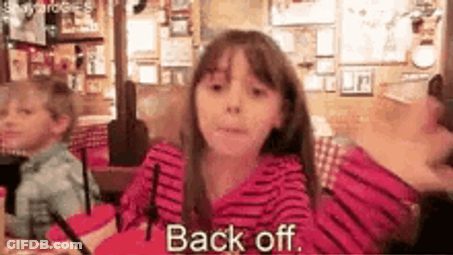 Girl Back Off My Man GIF
