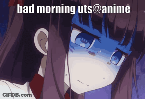 Girl Bad Morning Uts Anime GIF