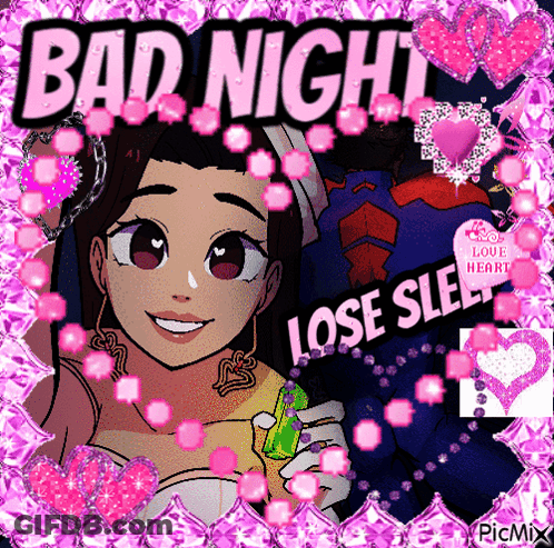 Girl Bad Night Lose Sleep GIF