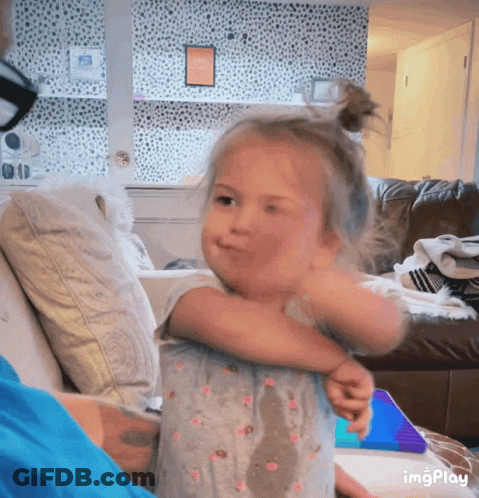 Girl Being Held By Man GIF