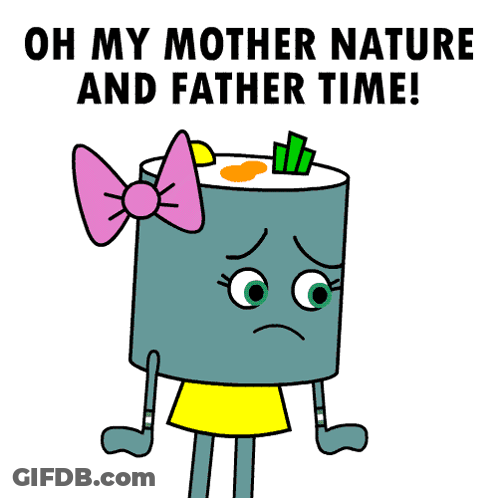 Girl Bow Oh My Mother Nature Father Time GIF