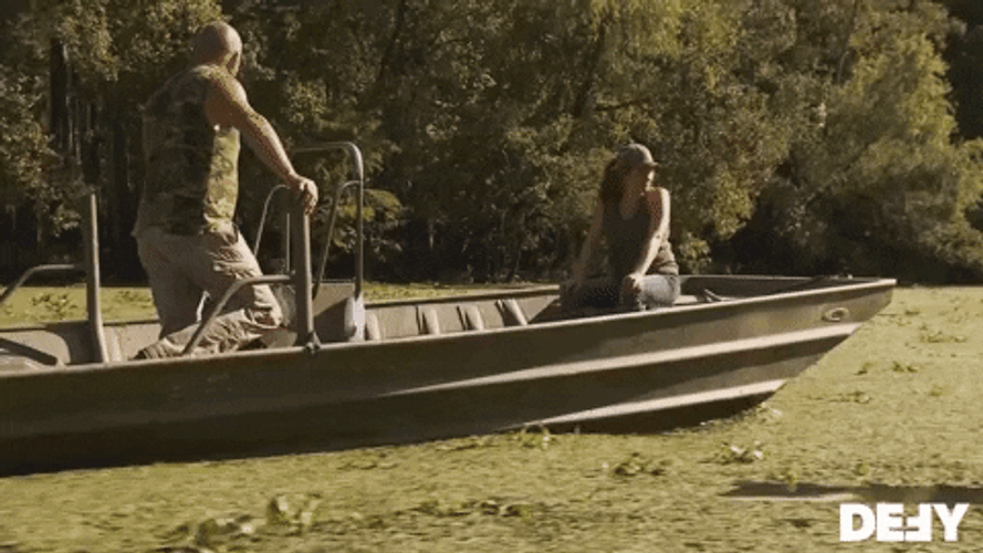 Girl Boy Ride Skiff Hope Pray You're Right GIF
