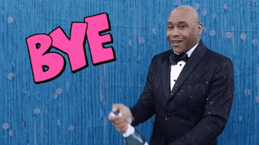 Girl Celebrating Bye GIF