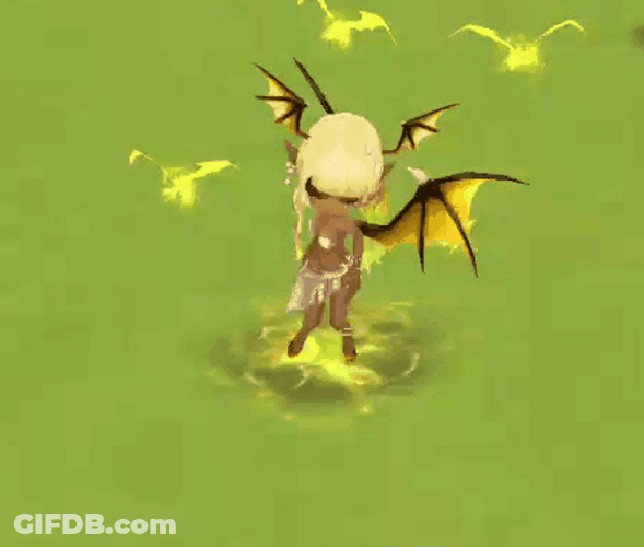 Girl Character Succubus Posing GIF