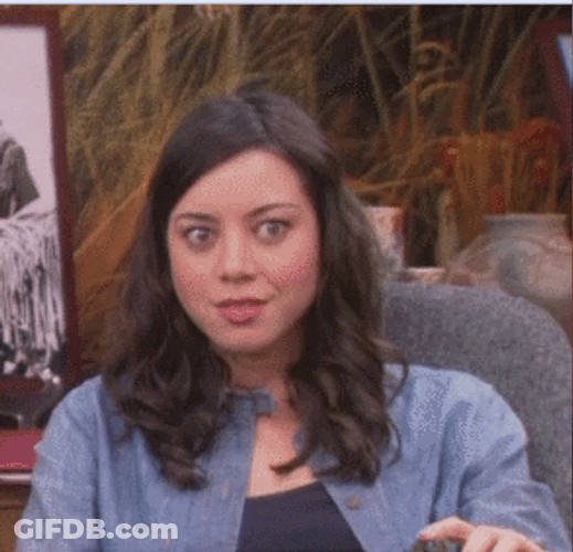 Girl Chewing With Crazy Eyes GIF