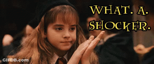 Girl Clapping Saying What A Shocker GIF