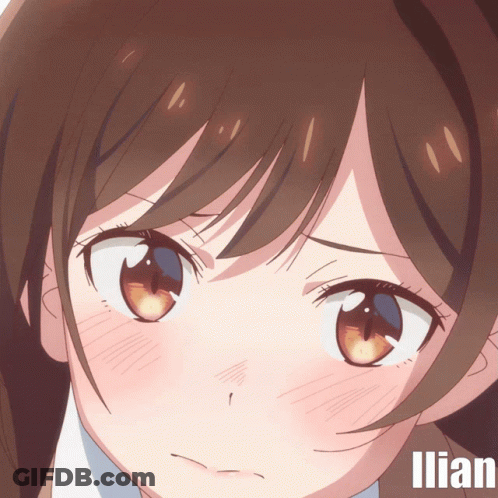 Girl Close Up Saying Ilian GIF
