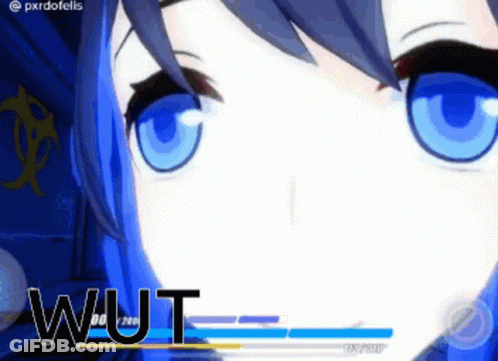 Girl Close Up Saying Wut GIF
