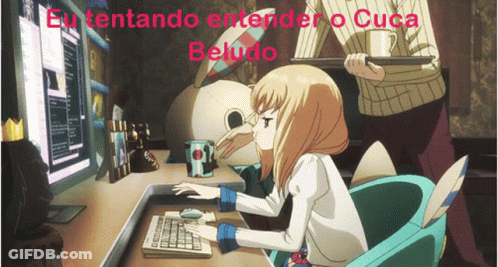 Girl Computer Eu Tentando Entender O Cuca Beludo GIF