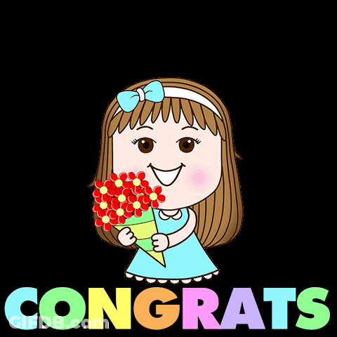 Girl Congrats GIF
