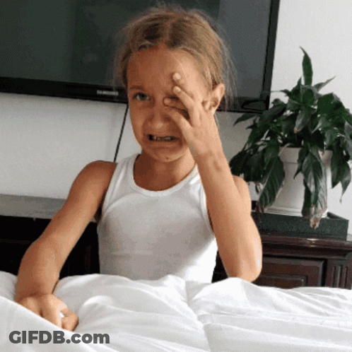 Girl Covering Eyes GIF