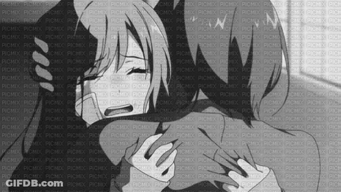 Girl Crying Holding Microphone GIF