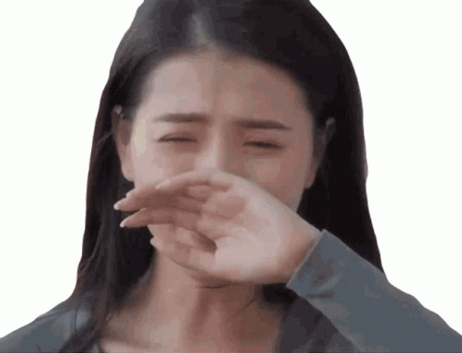 Girl Crying Restraining Sob GIF