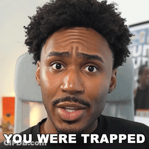 Girl Crying Says I'm Trapped GIF