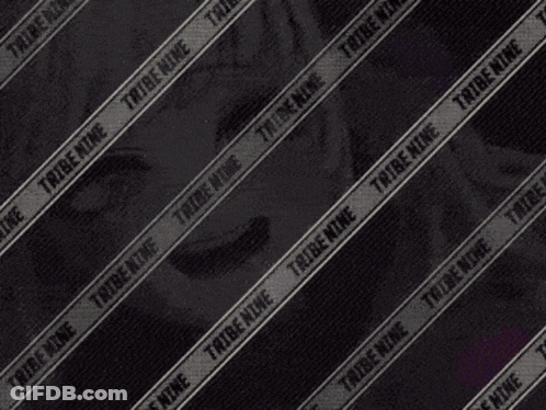 Girl Crying Surrounded By Tribe Nine Ribbons GIF