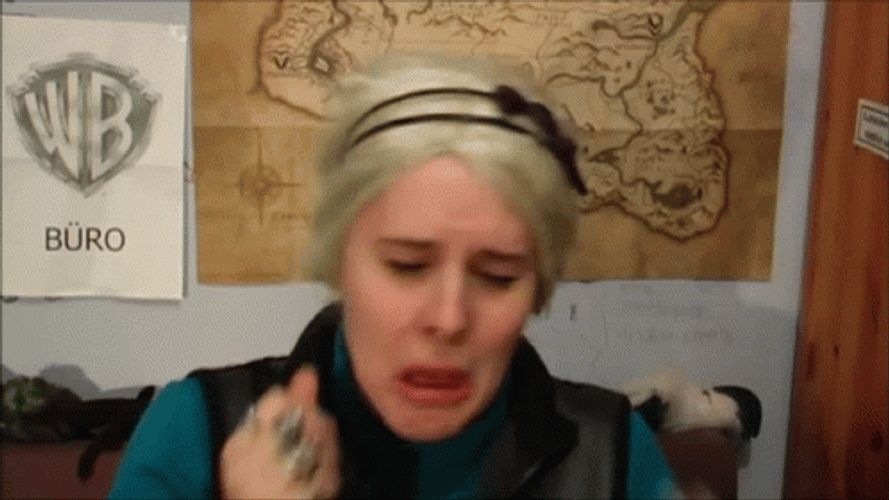 Girl Crying Using Money Tissue GIF