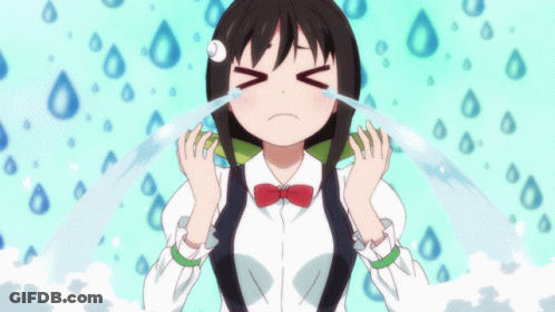 Girl Crying Water From Mouth GIF