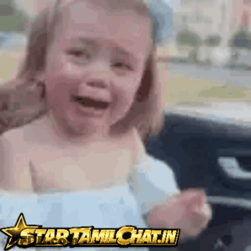 Girl Crying With Star Starttamilchat.in GIF
