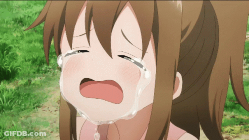 Girl Crying With Tears GIF