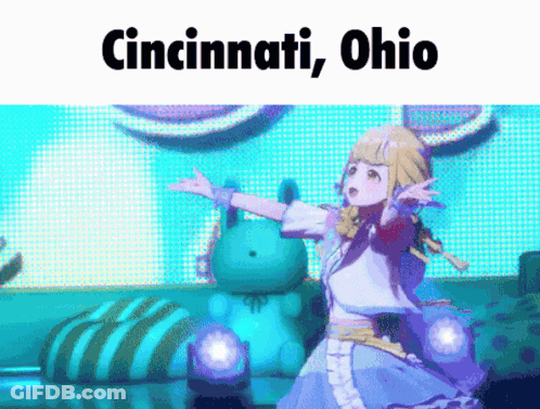 Girl Dancing Cincinnati Ohio GIF