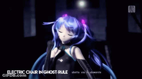 Girl Dancing Electric Chair In Ghost Rule GIF