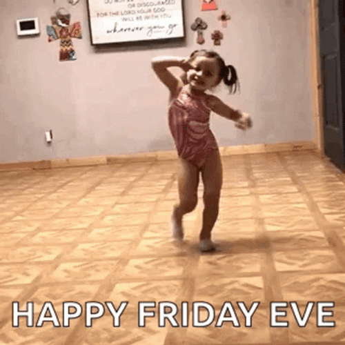 Girl Dancing Friday Eve GIF