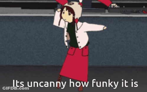 Girl Dancing It's Uncanny How Funky GIF